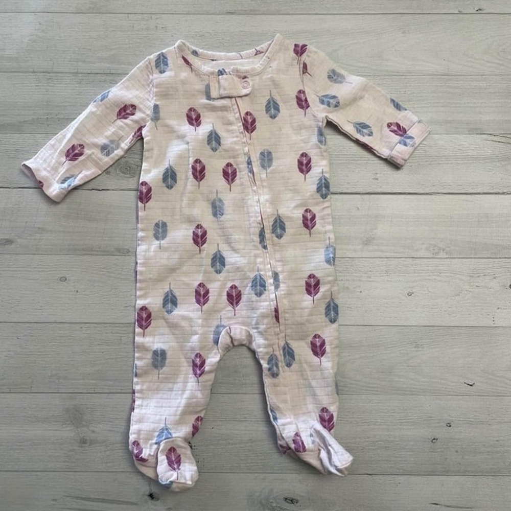 Girls Aden &‎ Anais feather print Sleeper 0-3 Months